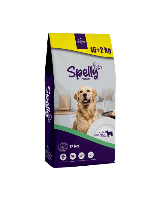 SPELLY YETİŞKİN KÖPEK MAMASI KUZULU PİRİNÇLİ 17 KG
