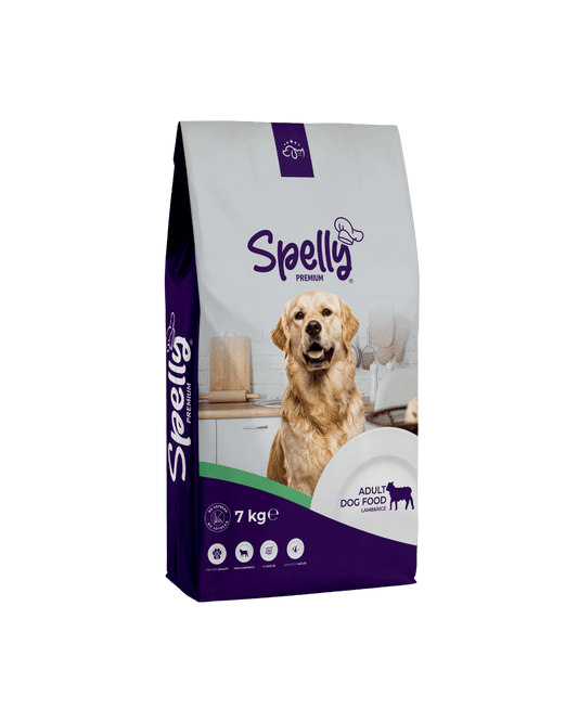 SPELLY YETİŞKİN KÖPEK MAMASI KUZULU PİRİNÇLİ 7 KG